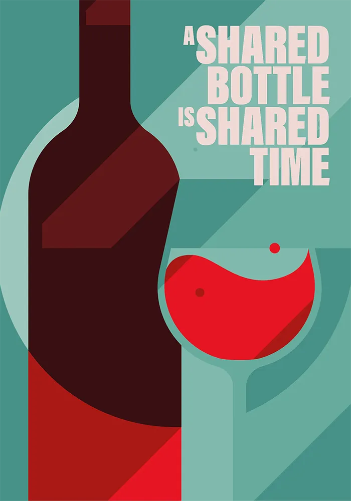 Evening Vintage / A shared bottle is shared time