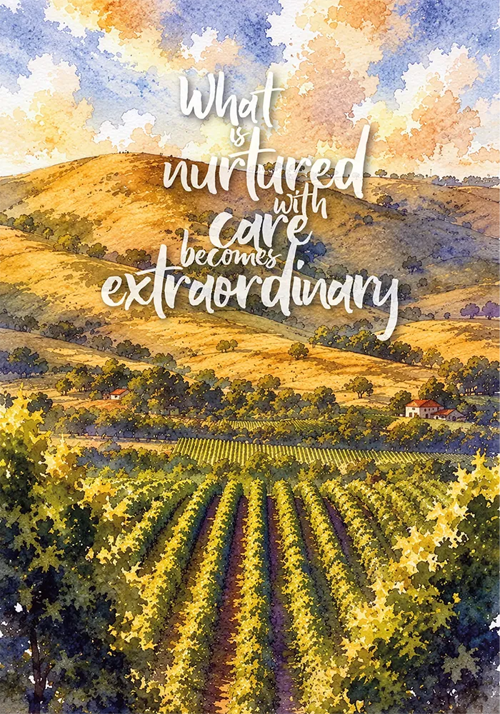 The Measure of Summer / What is nurtured with care becomes extraordinary